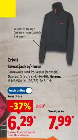 Lidl Crivit swe Angebot