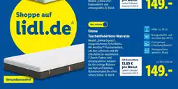 Lidl Emma emma one taschenfederkern-matratze Angebot
