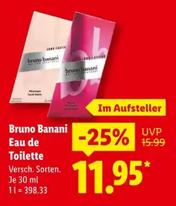 Lidl Bruno banani eau de toilette woman Angebot