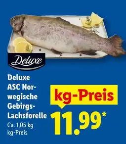 Lidl Deluxe asc norwegische gebirgs-lachsforelle Angebot