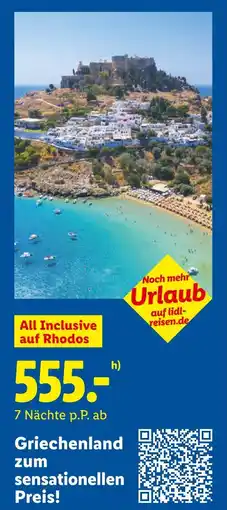 Lidl All inclusive auf rhodos Angebot
