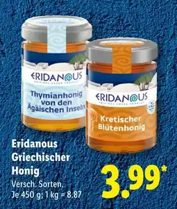 Lidl Eridanous thymianhonig von den ägäischen inseln Angebot