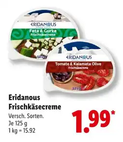 Lidl Eridanous frischkäsecreme feta & gurke Angebot