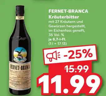 Kaufland Fernet-branca kräuterbitter Angebot
