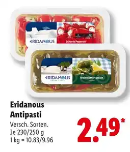 Lidl Eridanous antipasti scharfe peperoni Angebot