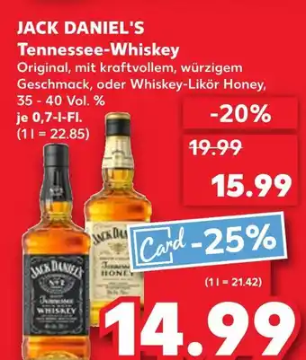 Kaufland Jack daniel's tennessee-whiskey original Angebot