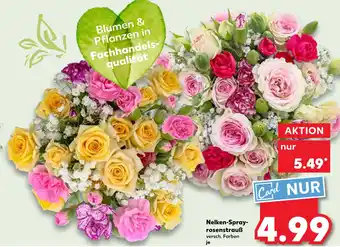 Kaufland Nelken-sprayrosenstrauß Angebot