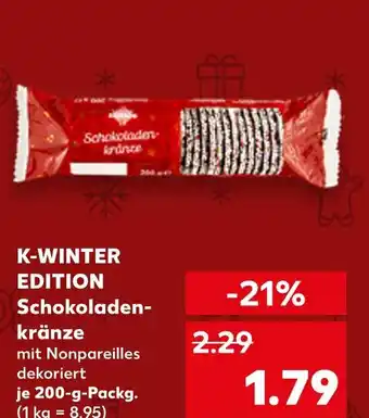 Kaufland K-winter edition schokoladenkränze Angebot