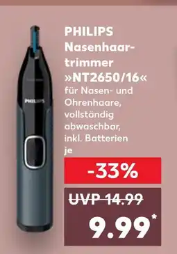 Kaufland Philips nasenhaartrimmer nt2650/16 Angebot