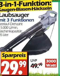 Wreesmann 3-in-1-funktion laubsauger Angebot