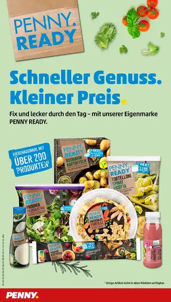 PENNY Penny ready schneller genuss. kleiner preis Angebot