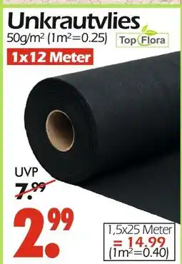 Wreesmann Top flora unkrautvlies 1x12 meter Angebot
