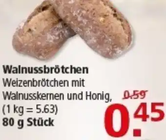 Multi Markt Walnussbrötchen Angebot