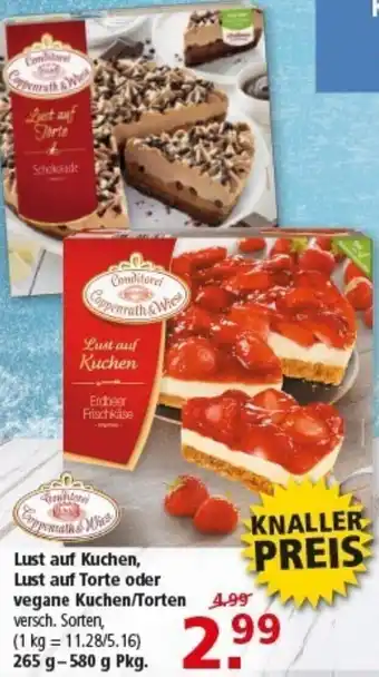 Multi Markt Coppenrath & Wiese Lust auf Kuchen, Lust auf Torte oder vegane Kuchen/Torten Angebot