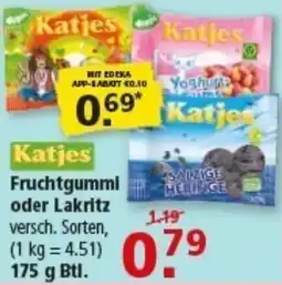Multi Markt Katjes Fruchtgummi oder Lakritz Angebot