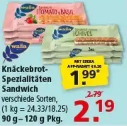 Multi Markt Wasa Knäckebrot Spezialitäten Sandwich Angebot