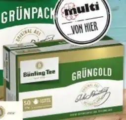 Multi Markt Bünting Tee Grüngold Großkannenportionen Angebot