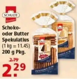 Multi Markt SCHULTE Schoko oder Butter Spekulatius Angebot
