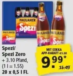 Multi Markt Paulaner Spezi/ Spezi Zero Angebot