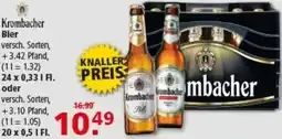 Multi Markt Krombacher Bier Angebot