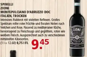 Multi Markt Spinelli zione montepulciano d'abruzzo doc italien, trocken Angebot