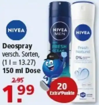 Multi Markt NIVEA Deospray Angebot