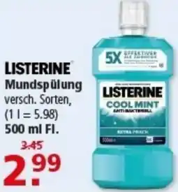 Multi Markt LISTERINE Mundspülung Angebot
