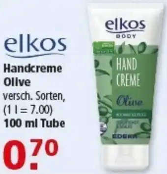 Multi Markt elkos Handcreme Olive Angebot