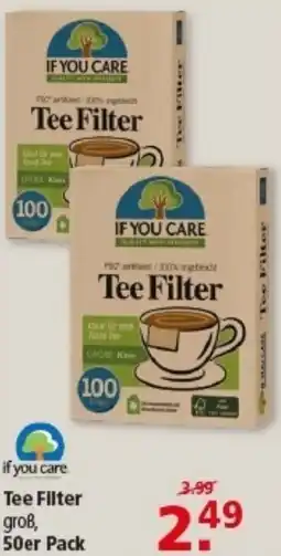 Multi Markt if you care Tee Filter Angebot
