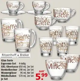 Multi Markt Ritzenhoff & Breker Glas-Serie Angebot