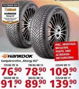 Multi Markt HANKOOK Ganzjahresreifen „Kinergy 4S2" Angebot