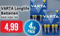 Stolz VARTA Longlife Batterien Angebot