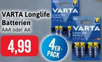 Stolz VARTA Longlife Batterien Angebot