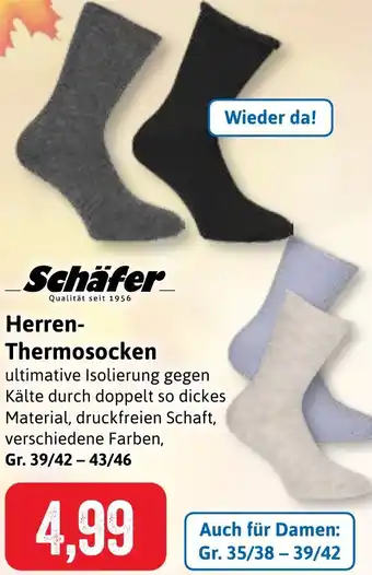 Stolz Schäfer Herren- Thermosocken Angebot