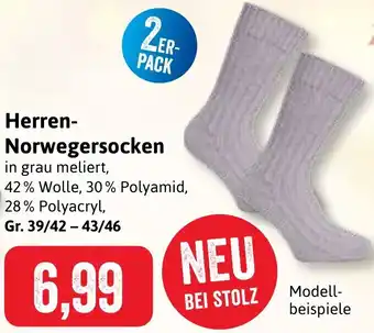 Stolz Herren- Norwegersocken Angebot