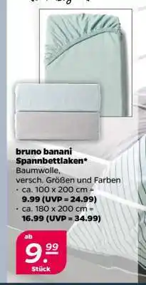 NETTO bruno banani Spannbettlaken Angebot