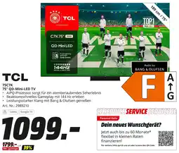 MediaMarkt Tcl 75c7k 75 qd-mini-led tv Angebot