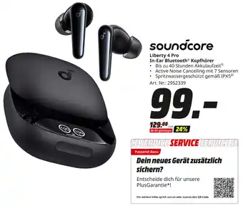 MediaMarkt Soundcore liberty 4 pro in-ear bluetooth kopfhörer Angebot