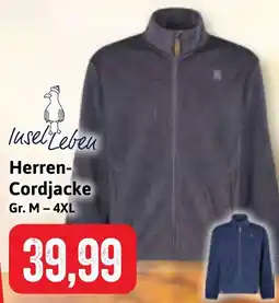 Stolz Insel Leben Herren- Cordjacke Angebot