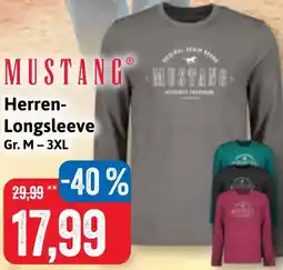 Stolz MUSTANG Herren- Longsleeve Angebot
