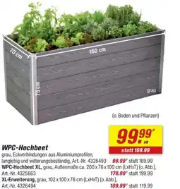 toom Baumarkt WPC-Hochbeet Angebot