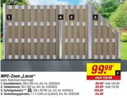 toom Baumarkt WPC-Zaun "Lasse" Angebot