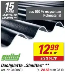 toom Baumarkt gutta Dachplatte „Shelltec" Angebot