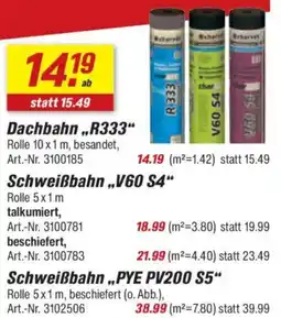 toom Baumarkt Dachbahn „R333" Angebot