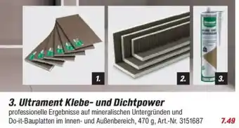 toom Baumarkt 3. Ultrament Klebe- und Dichtpower Angebot