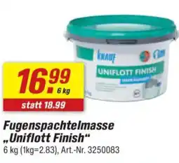 toom Baumarkt KNAUF Fugenspachtelmasse „Uniflott Finish" Angebot