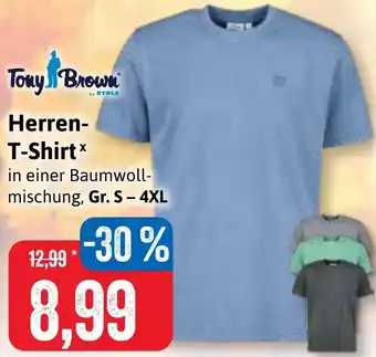 Stolz Tony Brown Herren T-Shirt Angebot