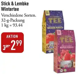 Galeria Markthalle Stick & Lembke Wintertee Angebot