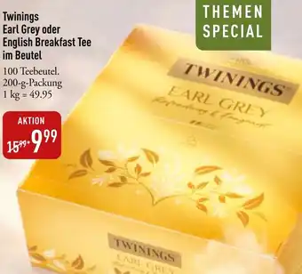 Galeria Markthalle Twinings Earl Grey oder English Breakfast Tee im Beutel Angebot