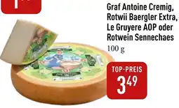 Galeria Markthalle Graf Antoine Cremig, Rotwii Baergler Extra, Le Gruyere AOP oder Rotwein Sennechaes Angebot